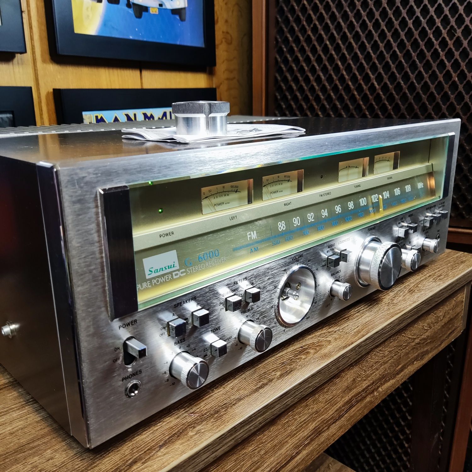 Amplituner Sansui G-6000 G 6000 PURE POWER DC Stereo Receiver Vintage