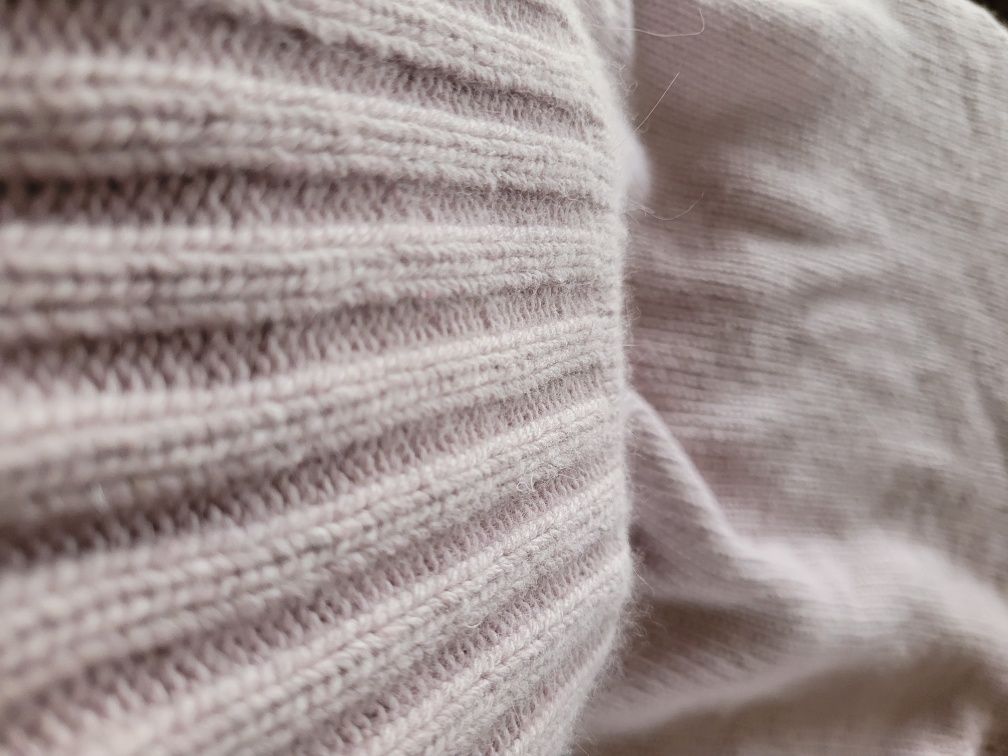 Jedwabny sweter oversize jedwab angora vintage