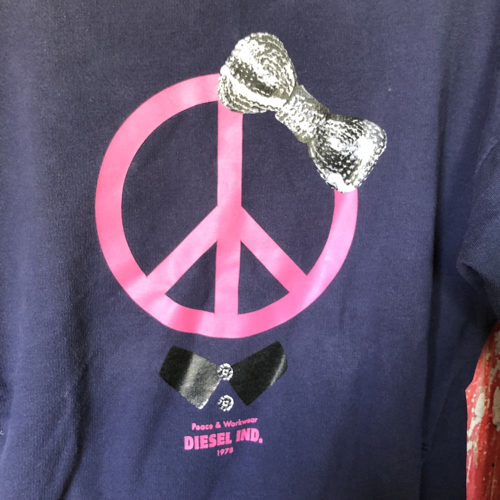 Bluza crewneck Diesel Peace & Workwear [XL fit S]