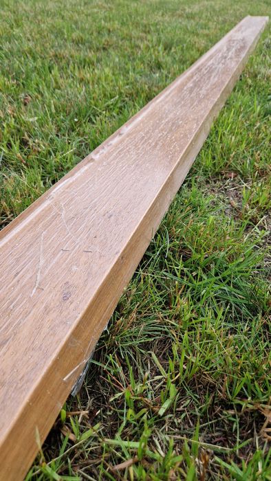 Parapet zewnętrzny 4000x15 cm, kolor winchester, nieużywany