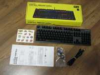 Клавиатура проводная игровая Hator Icefall Mecha Rainbow Black
