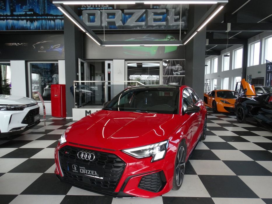 Audi S3 310KM/Quattro/Skóra/Automat/FULL LED/VC/Carplay/Tempomat/Ambiente