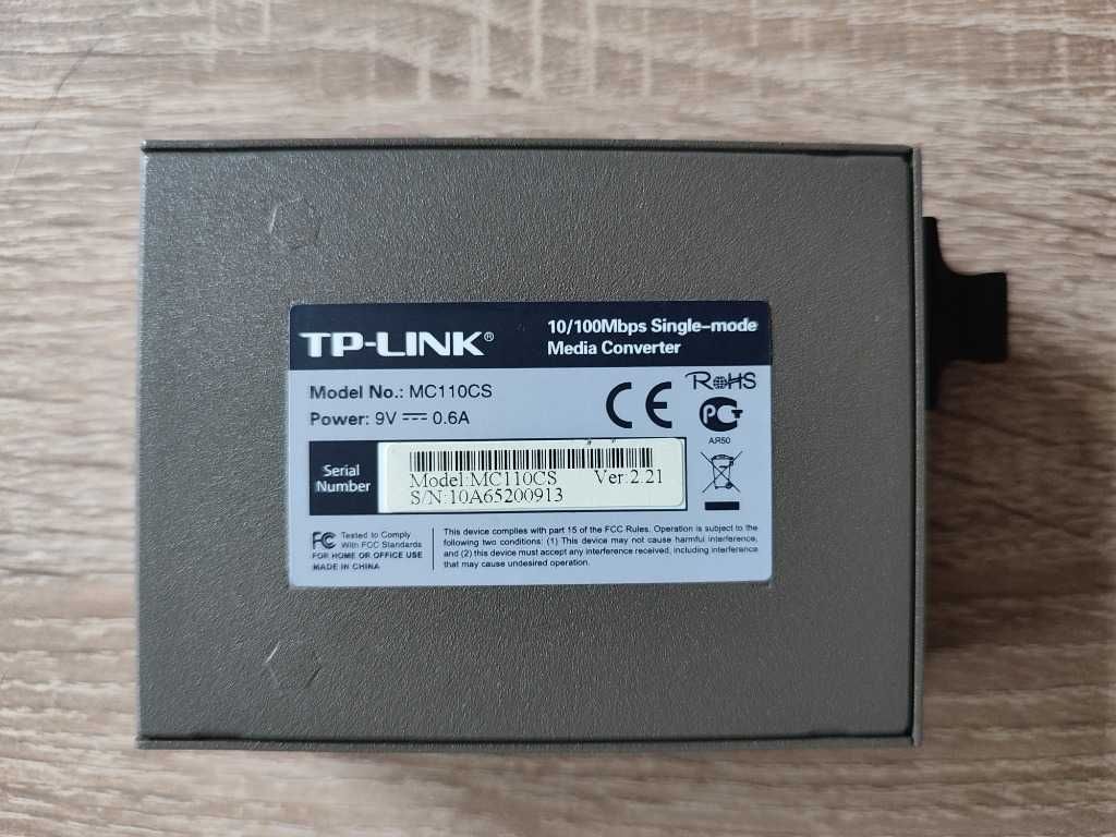 Konwerter światłowodowy TP-LINK MC110CS