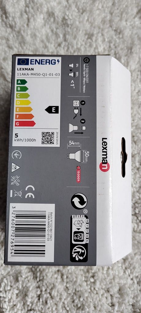 Żarowki LED GU10 4,7W 450LM Ciepła biel