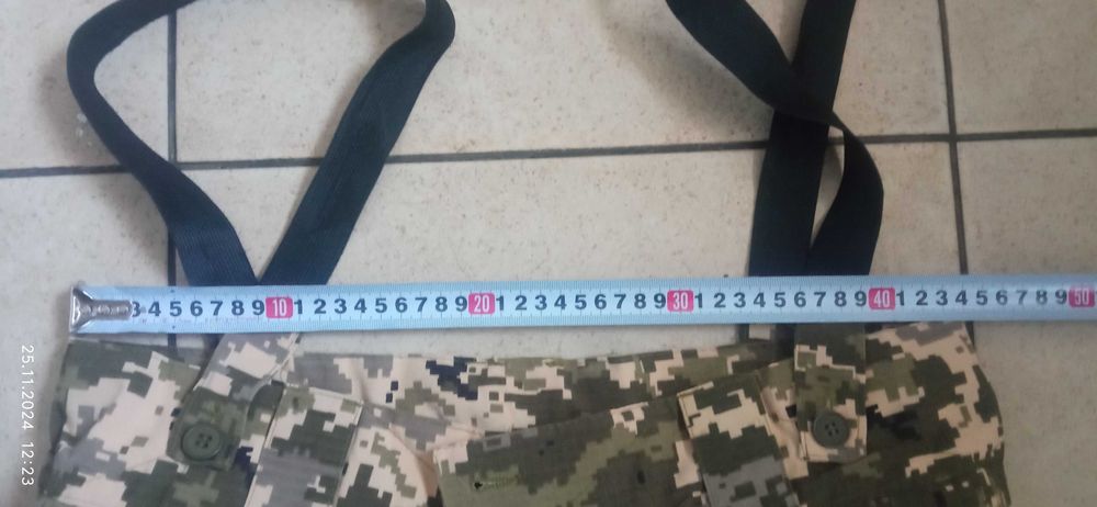 Теплі штани з підкладкою, піксель, ріп-стоп, Польща