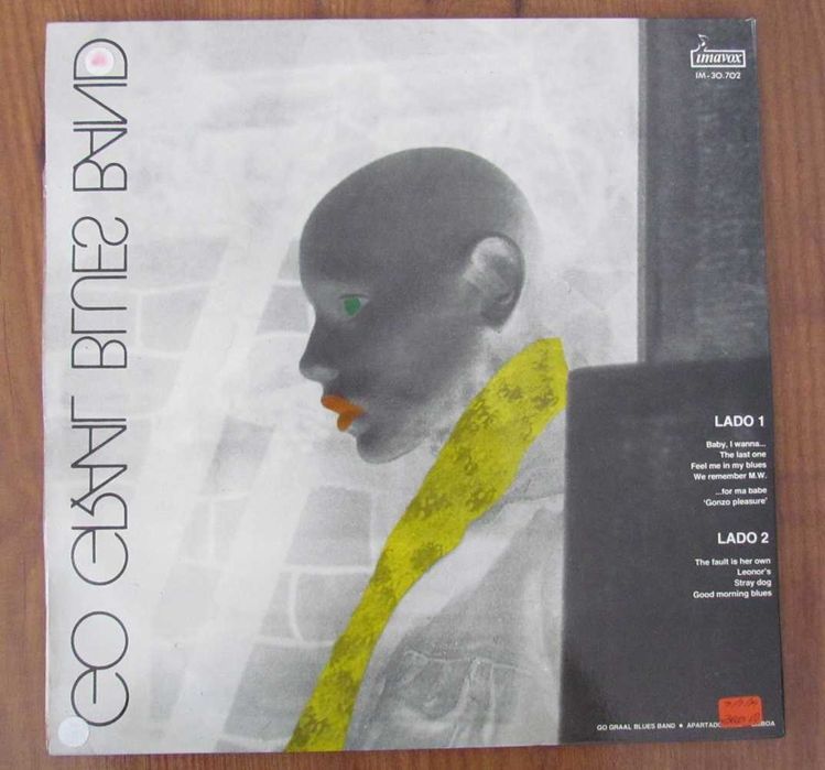 Go Graal Blues Band 1º Album rock Portugues RARIDADE