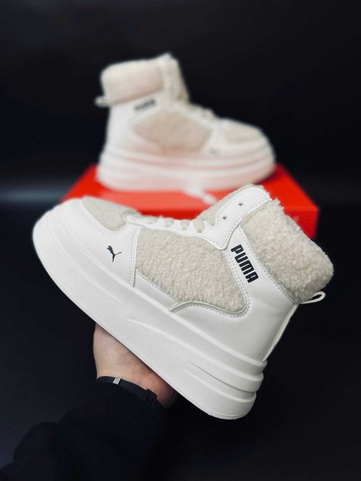 Зимние  женские ботинки puma хит сезона супер теплые кроссовки puma