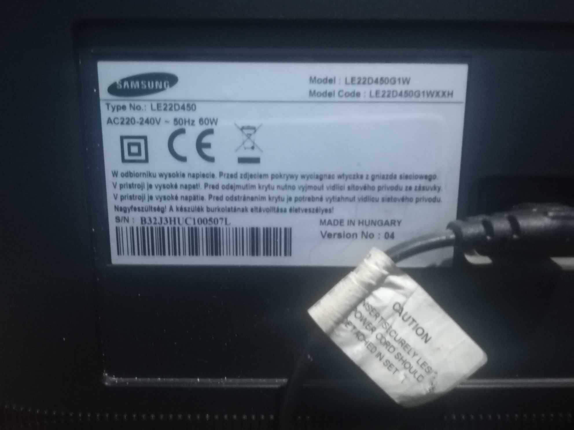 Telewizor Samsung 22 cale LE22D450G1W