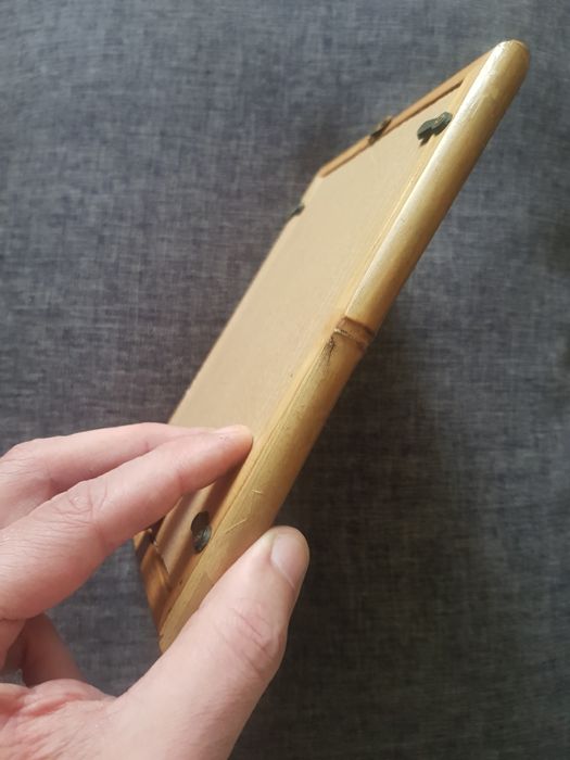 Настенная Картина "Наскальные Рисунки" Под Стеклом, Рамка Бамбук