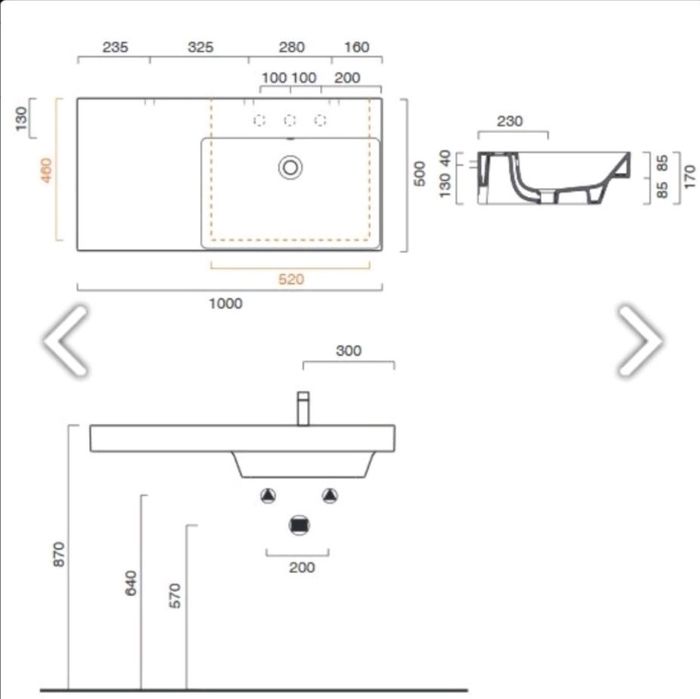 Умивальник Catalano New Zero 110DZEUP00