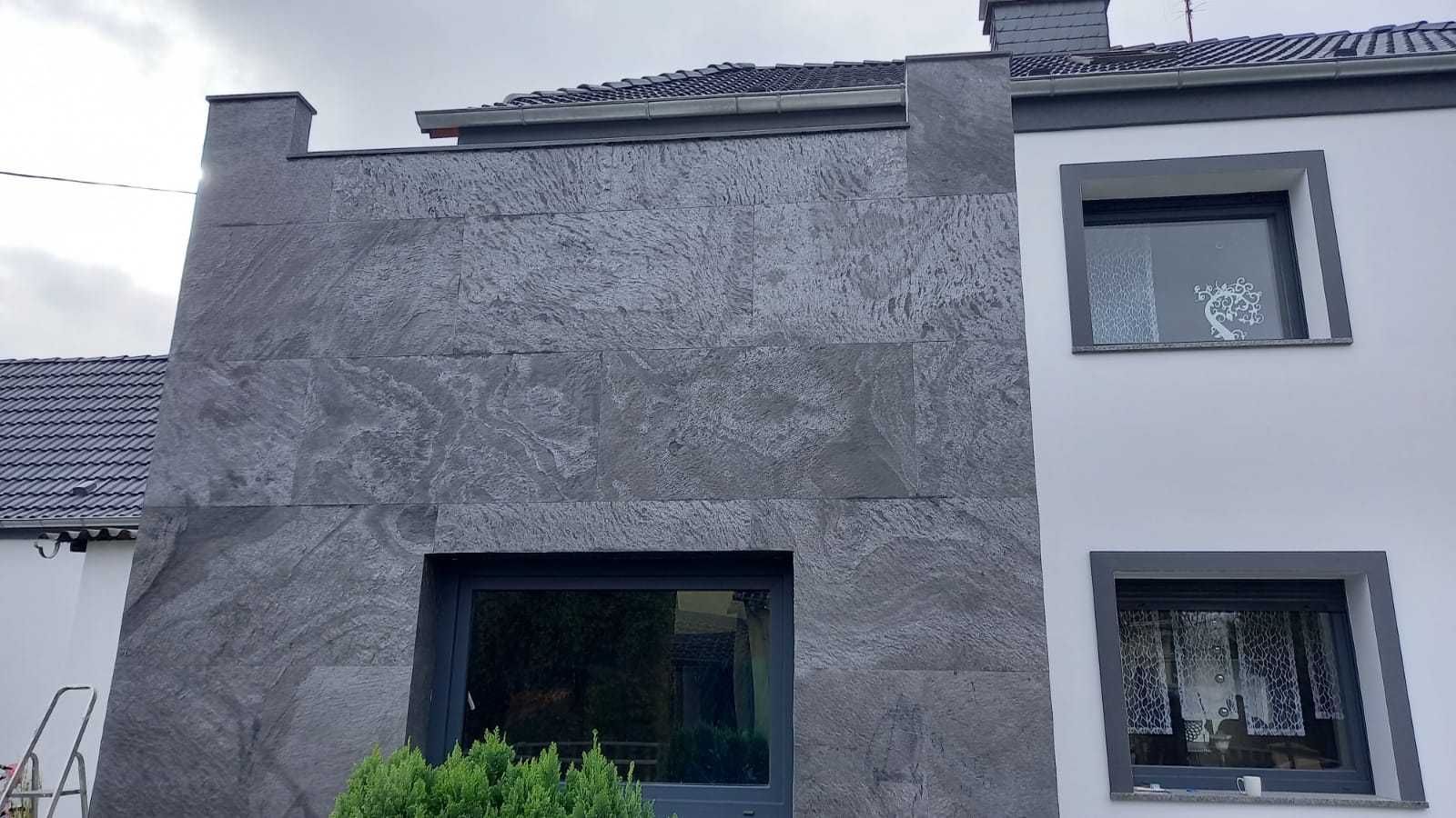 Fornir Silver Grey | Kamień w rolce | wykończenie wnętrz i elewacji