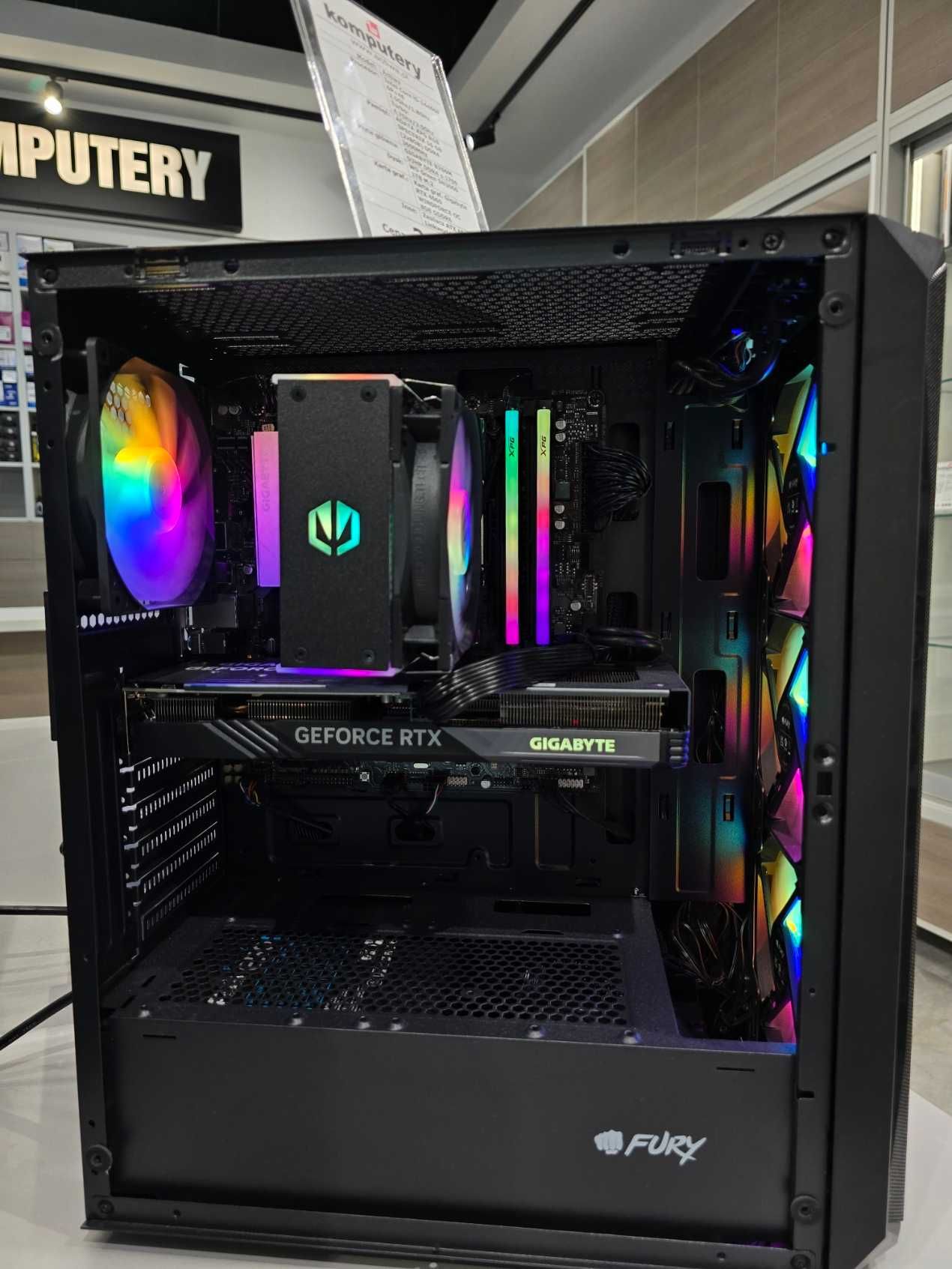 NOWY Komputer stacjonarny do gier Intel i5-14400F/RTX 4060 | Gwarancja