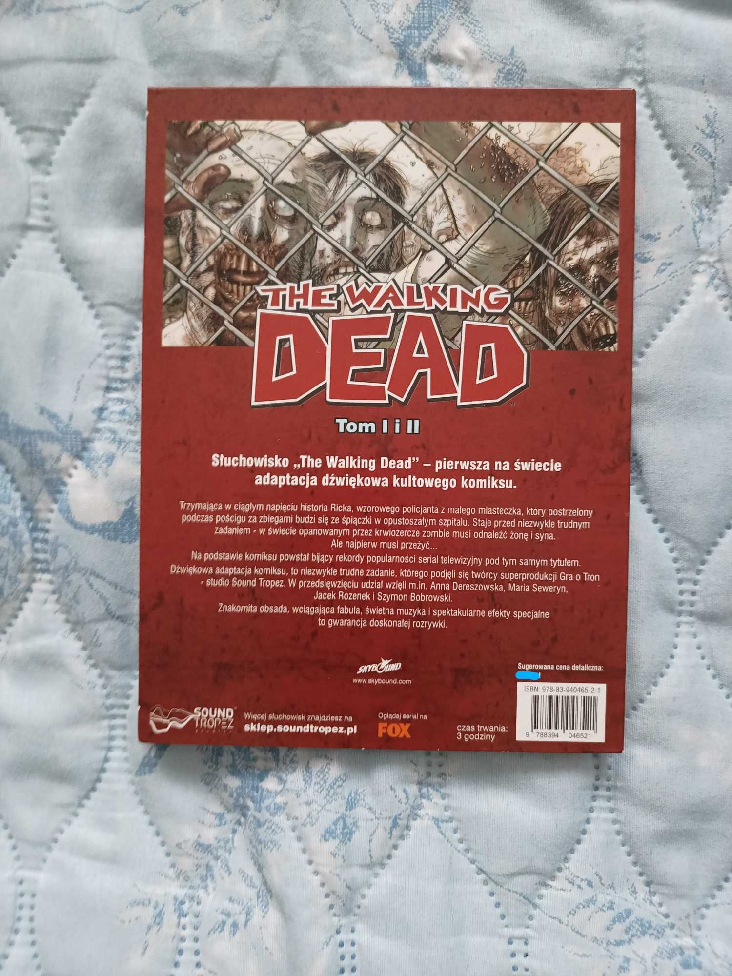 Audiobook komiksu The walking dead / Żywe trupy  Tom 1 i 2