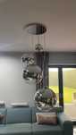 Lampa wisząca silver ball azzardo