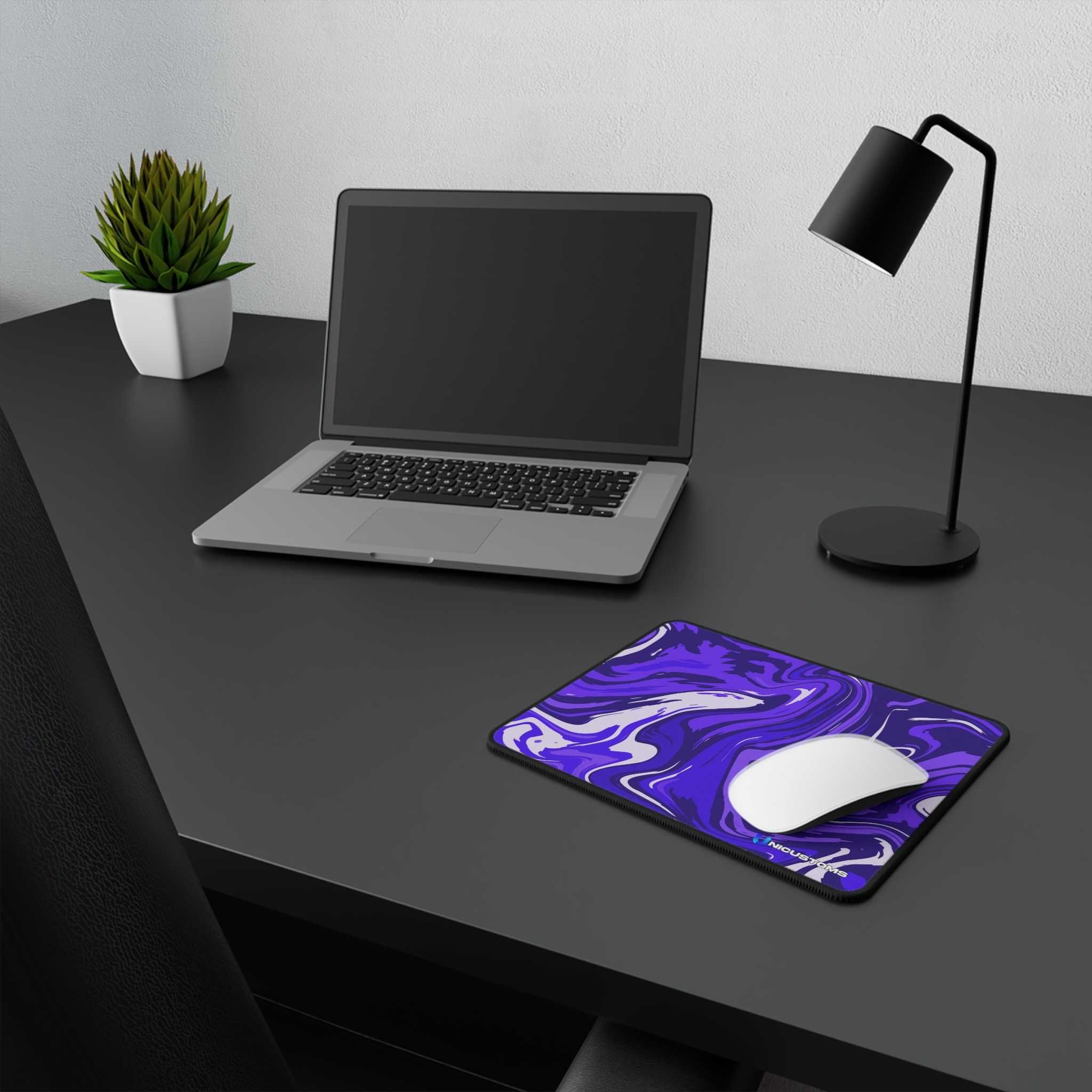 Mousepad MINI ( Roxo/Branco ) ( 24cm x 20 cm )