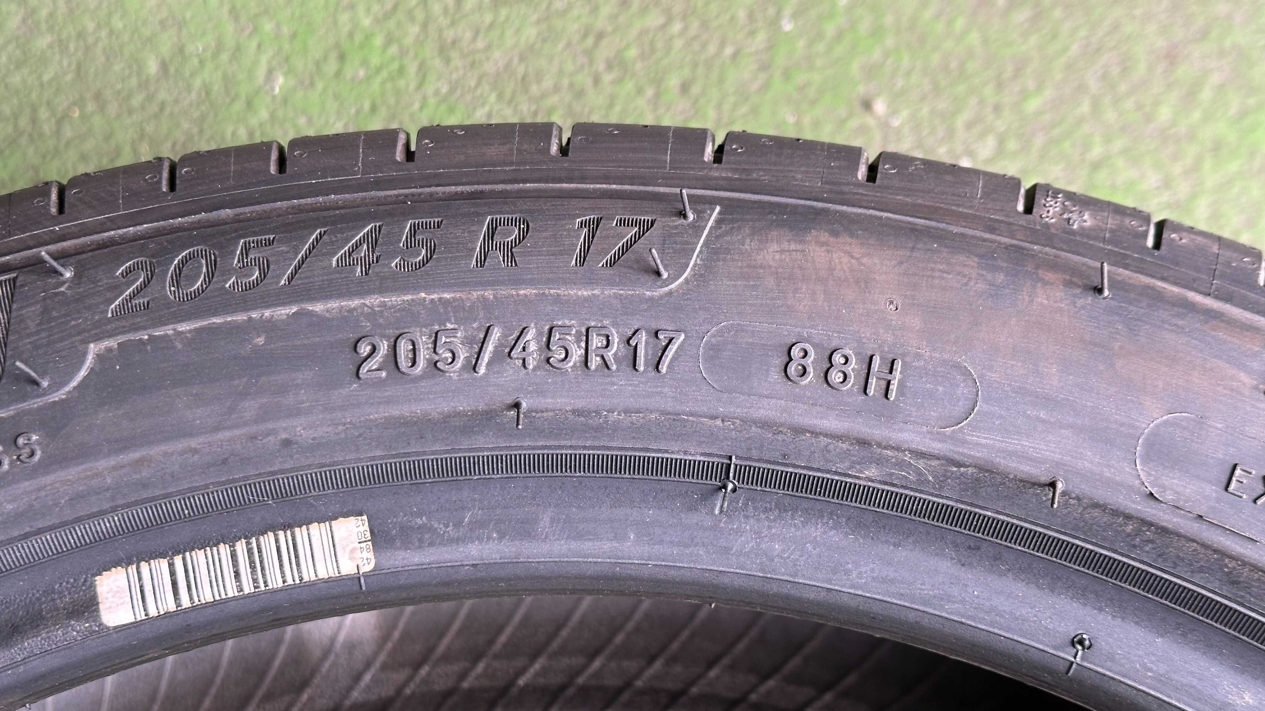 Opony Nowe 205 45 R17 88H Michelin Primacy 4 bieżnik 4x7,4mm