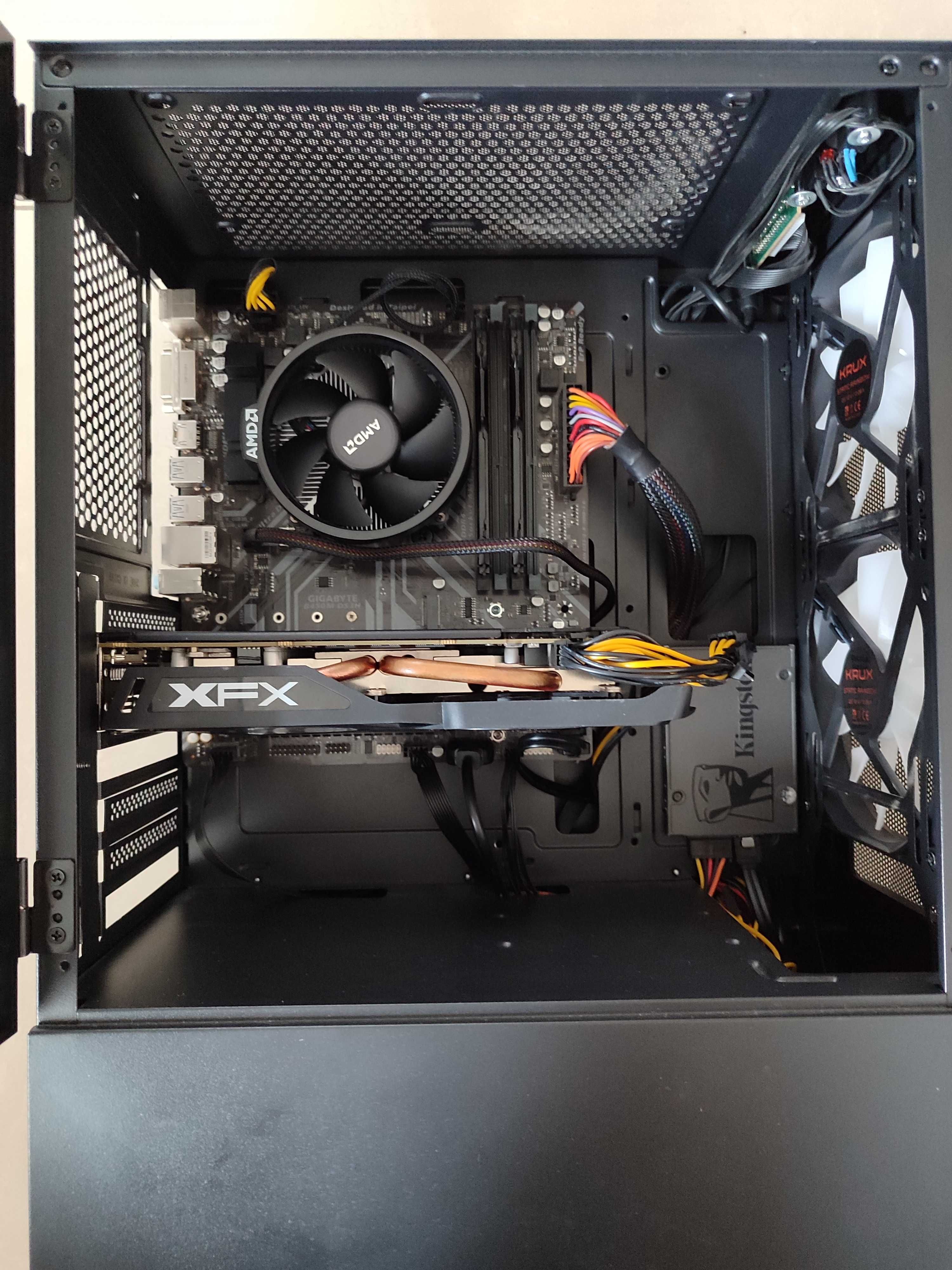Komputer do gier Ryzen 5 12x3.6GHz/16 GB DDR4/SSD 1TB/RX570 8GB Win10