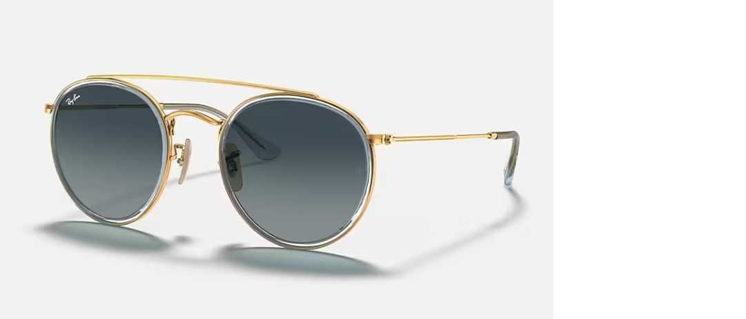 óculos sol Rayban Ponte Dupla Redonda