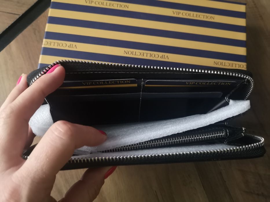 Portfel damski skóra