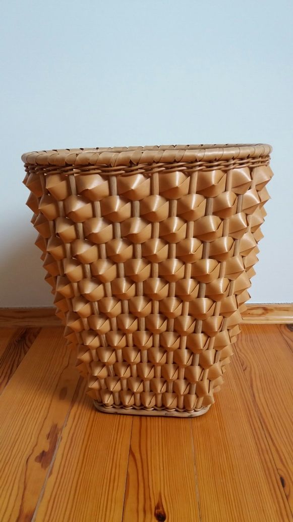 kosz boho doniczka rattan osłonka boho doniczka rattanowa vintage