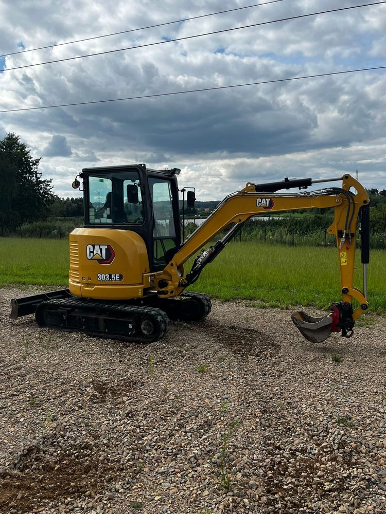Minikoparka CAT 303.5 E CR 2020r koparka gasienicowa 2 szt
