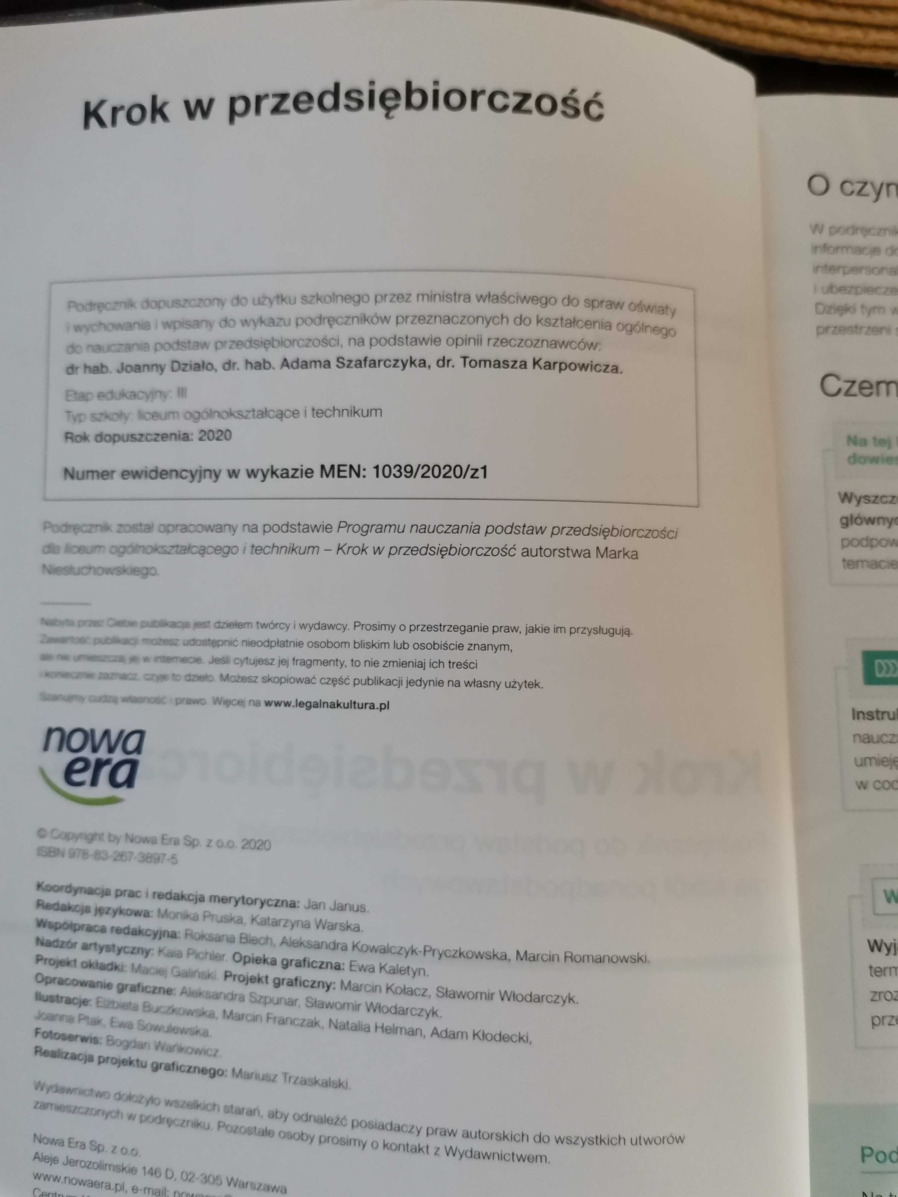 Krok w przedsiębiorczość.