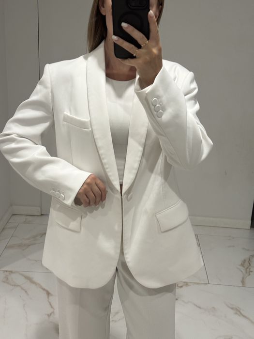 Піджак Зара білого колольору