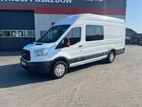 Ford Transit  Transit DOKA brygadówka 2.2 TDCi 155KM klimatyzacja hak 7-miejsc L3H3