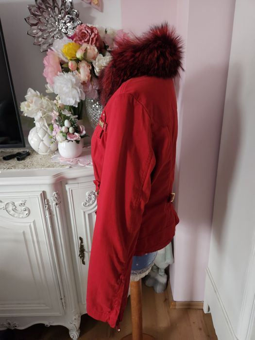 Kurtka ocieplana Societa r. M/L futro jenot