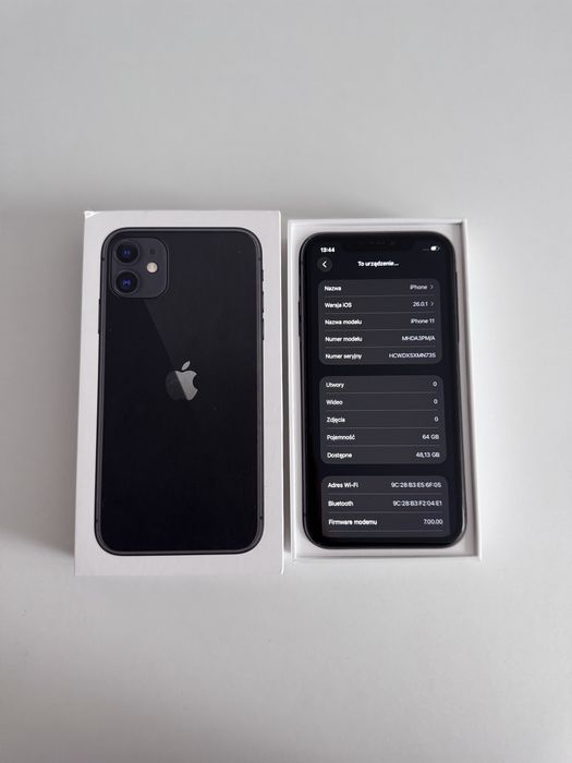 iPhone 11 64GB | Black | Bateria 89%