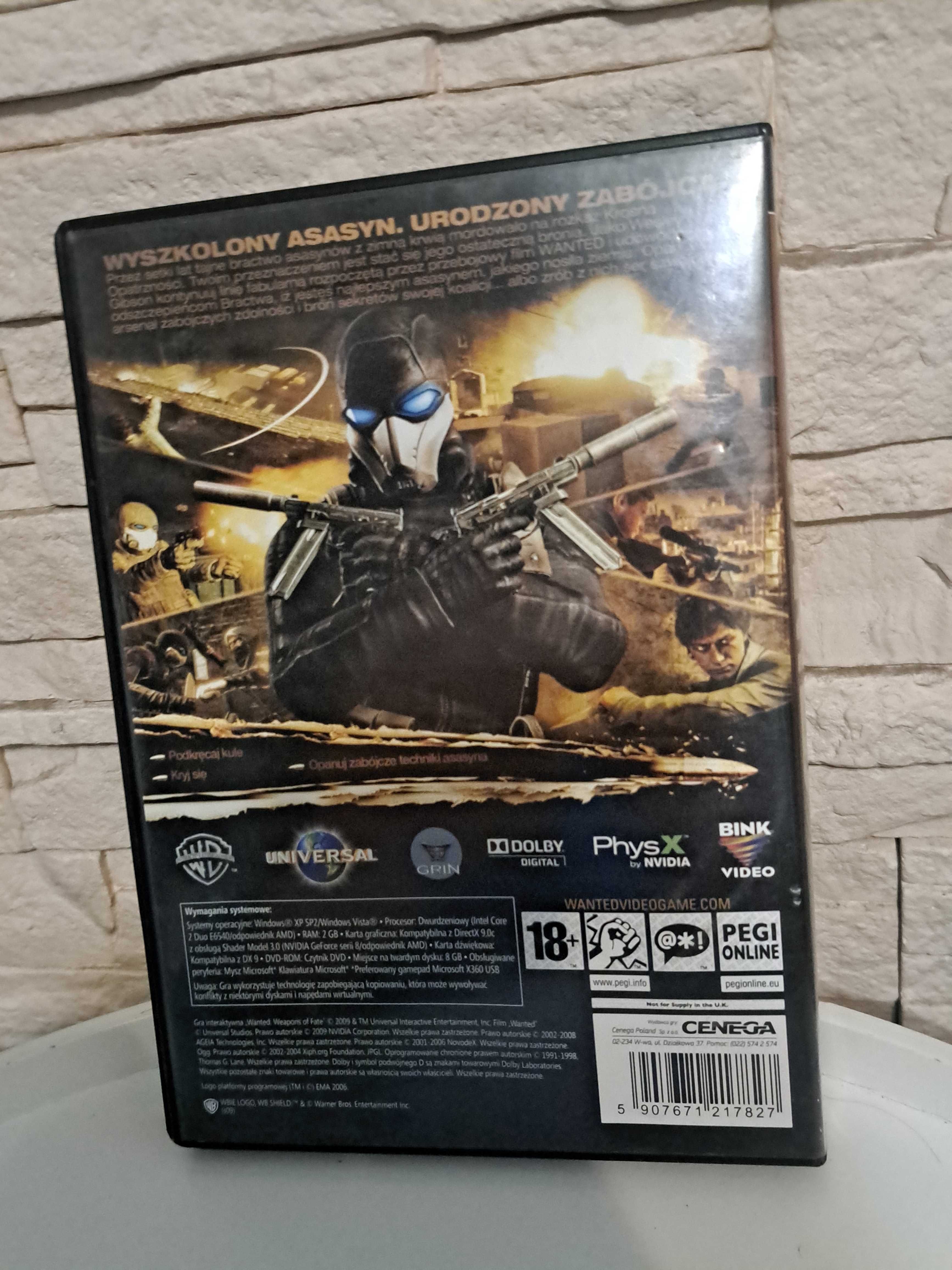 Wanted weapons od fate płyta dvd gra PC