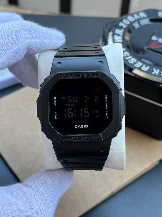 Годинник Casio G-Shock DW-5600 Total Black | часы мужские касыо | A159