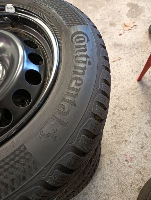 Koła zimowe 15 calowe Renault 4x100 * 185/65/15 Continental Winter