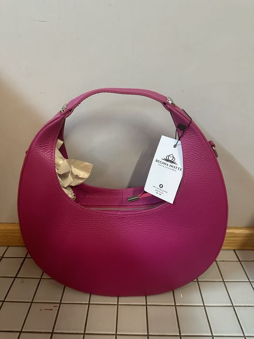 Сумка-шопер жіноча шкіряна Regina Notte Фуксія