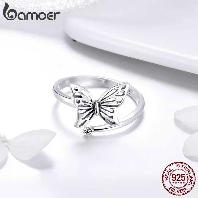 Pierścionek srebrny 925 Motyl 3D na prezent Motylek