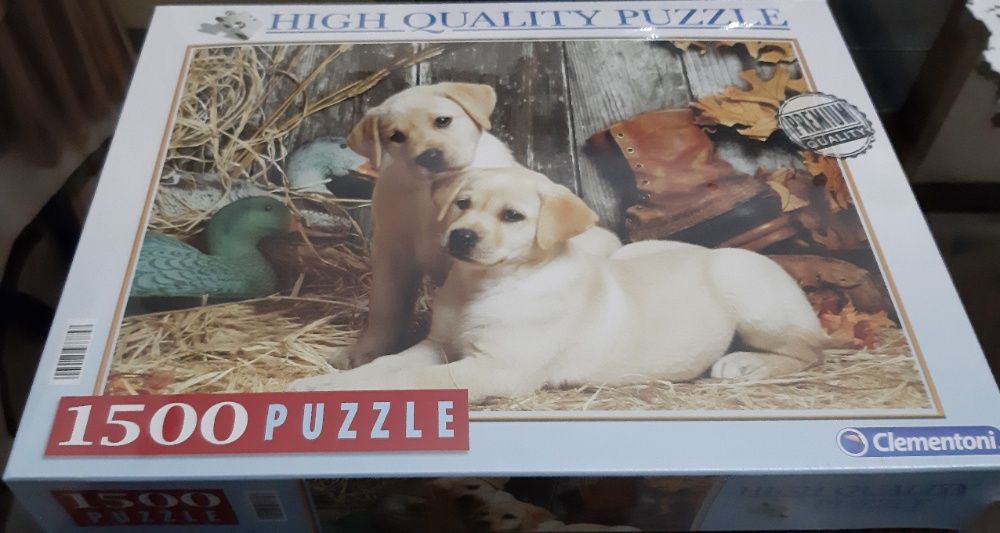 PUZZLE 1500 Peças: Cãezinhos HUNTING DOGS - NOVO! A Estrear! SELADO!