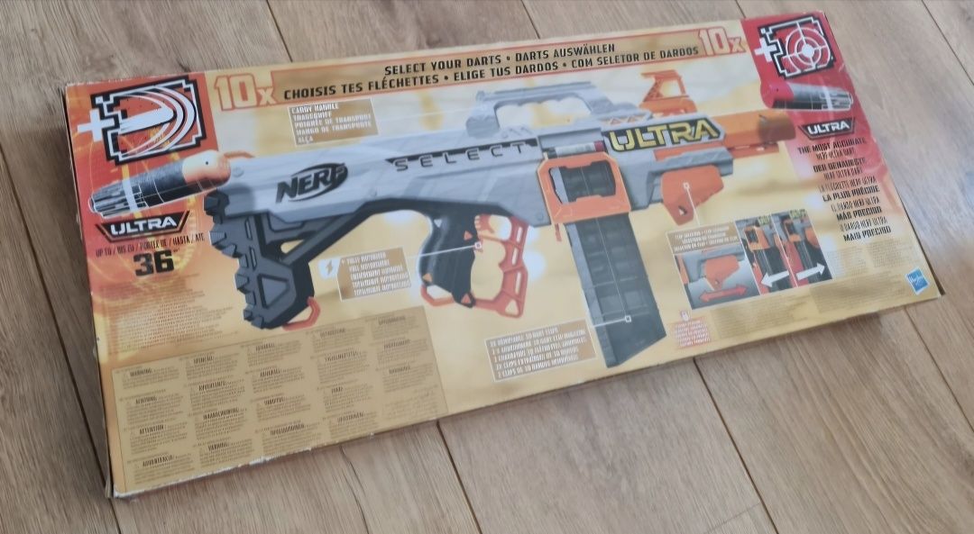 Nerf Ultra Wyrzutnia F0958 NERF karabin + paczka strzałek!

NERF U