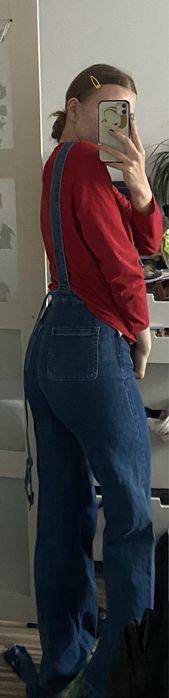 Ogrodniczki jeansy