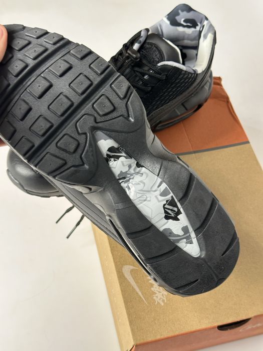 Nike Air Max 95 Corteiz Black чорні кросівки черные кроссовки найк 43