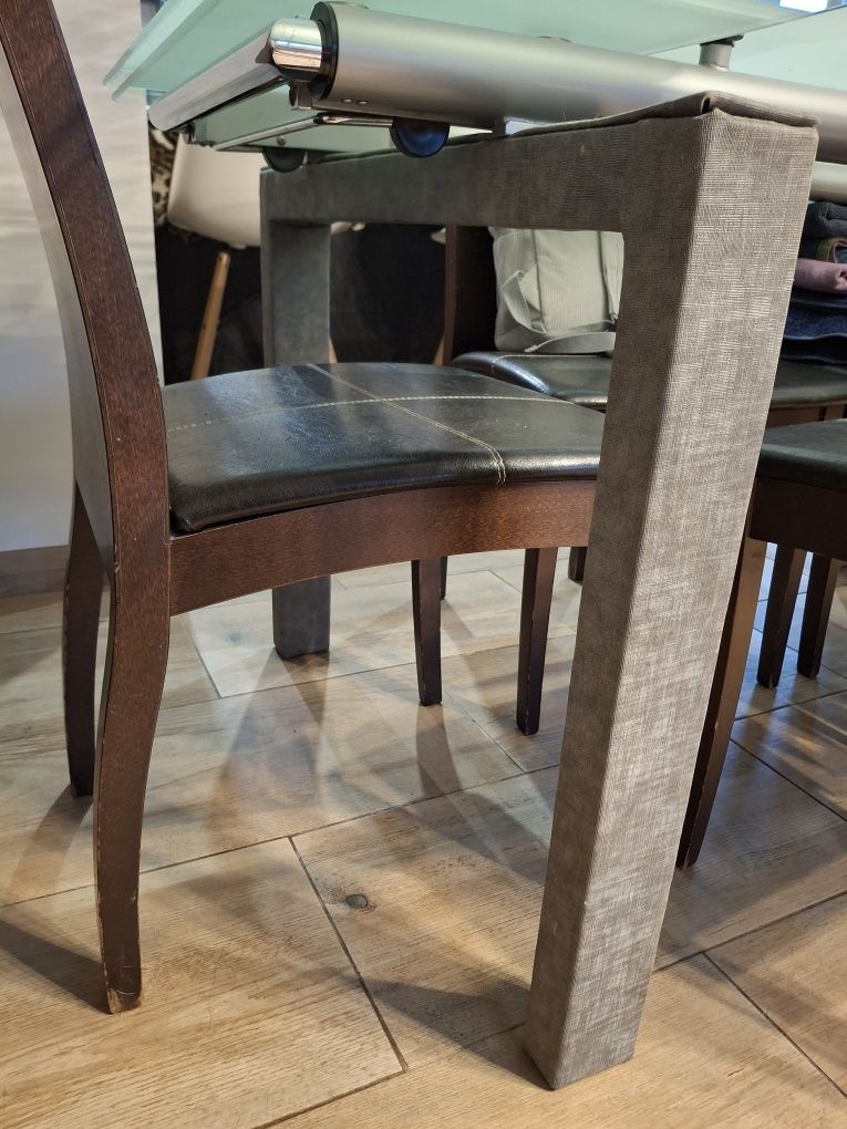 Mesa de vidro extensivel