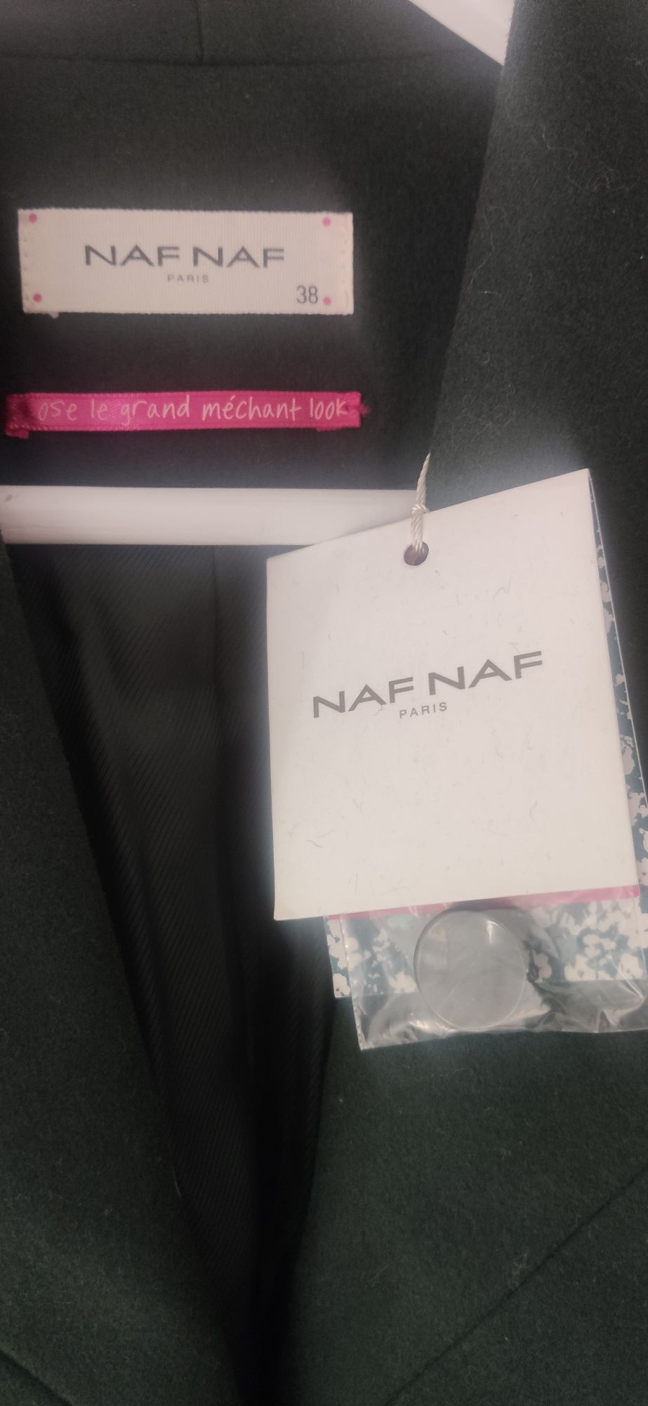 Płaszcz nowy Naf Naf Paris,  38