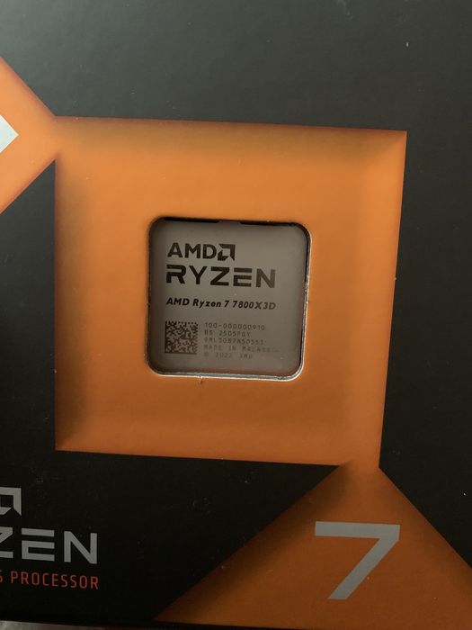 Процесор AMD Ryzen 7 7800X3D (100-100000910WOF) Новий