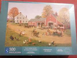 Puzzle 500 piece jigsaw whs. The farm shop