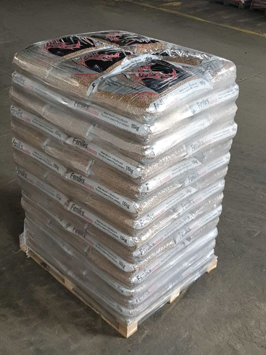 Pellet FENIKS Premium 6mm / Pelet Drzewny ENplus A1 / Dostawa GRATIS !