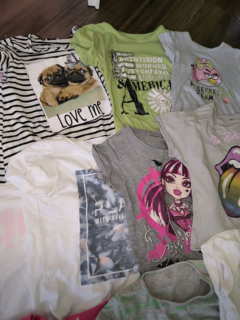 T-shirty dla dziewczynki rozm 134