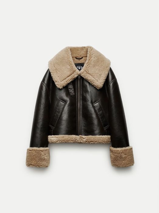 Дублянка зара Zara коричнева