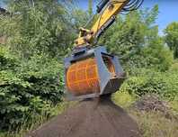 Łyżka ażurowa przesiewajaca 0,35m3 12t/h JCB 3cx CAT 428 432 Terex