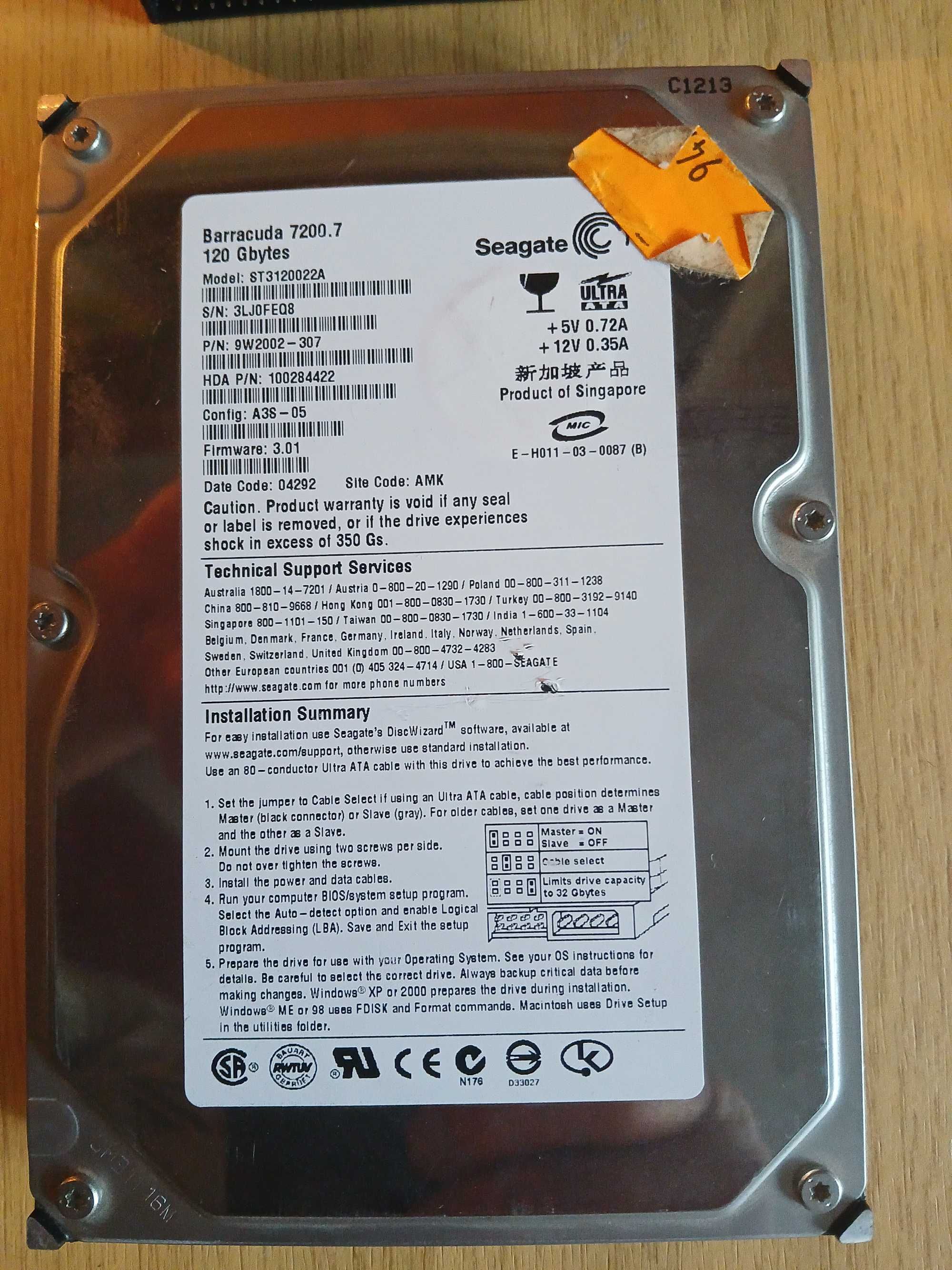 Dyski HDD Sprawne