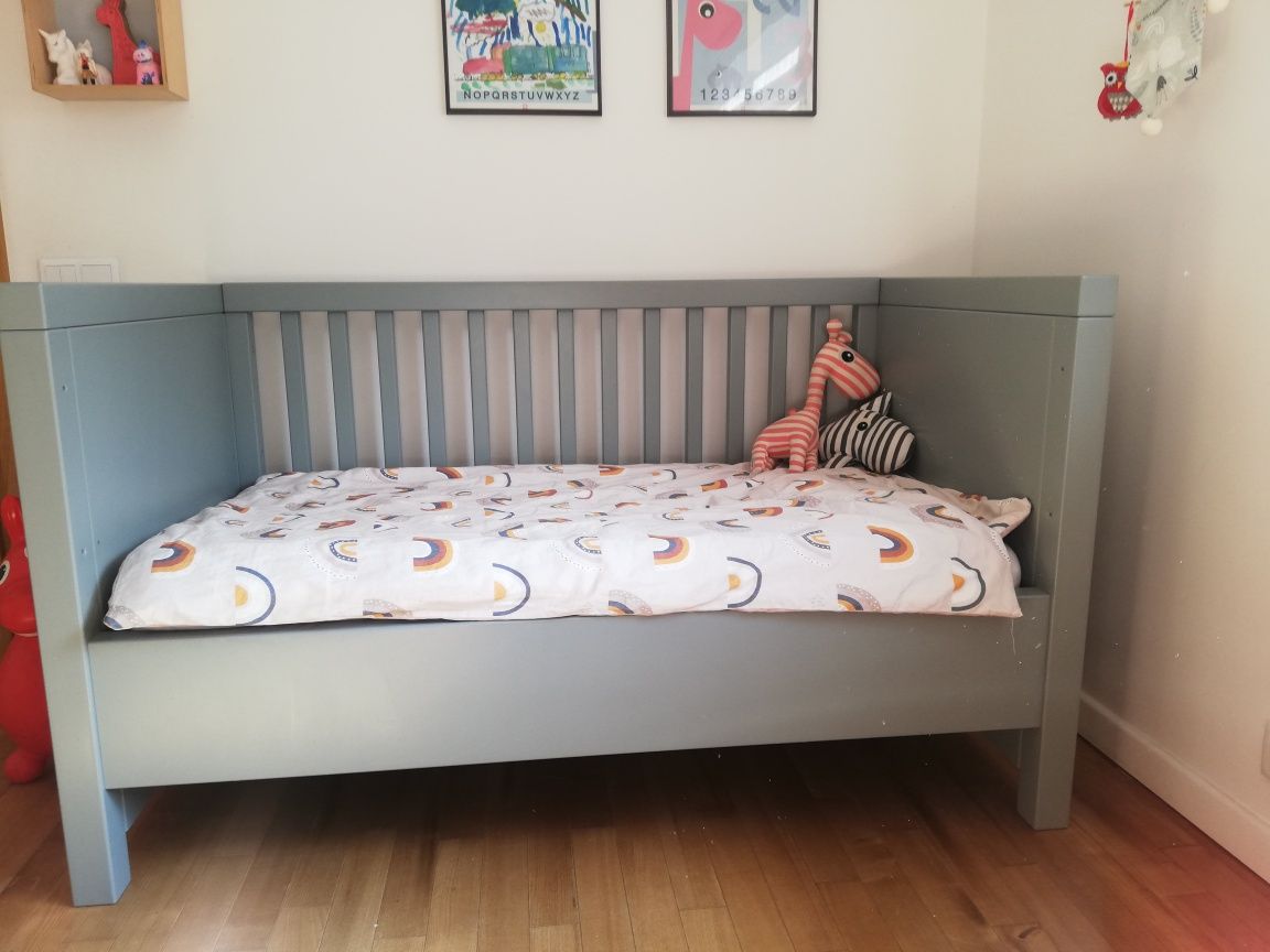 Komplet meble dziecięce QUAX Quarre szafa i łóżko 140 cm