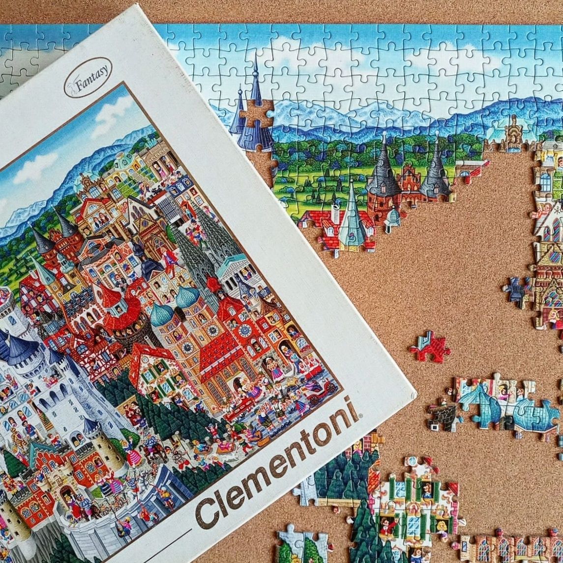 Puzzle 1000 Clementoni "Germany", raz układane, kompletne, jak nowe.